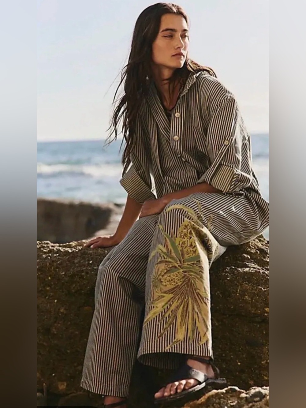 We The Free Tiki Railroad Jumpsuit NEW